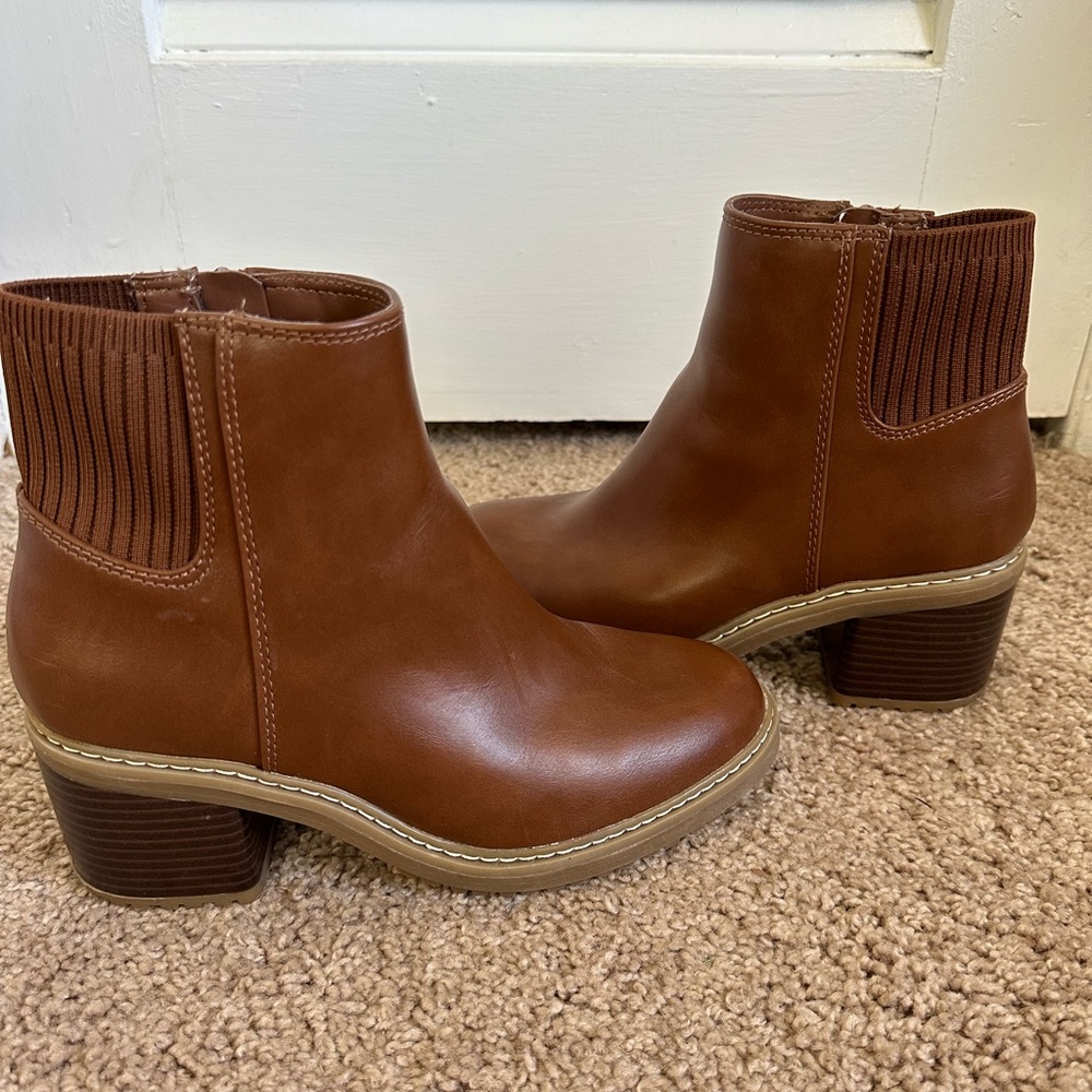 EUC - Brown Ankle Boots